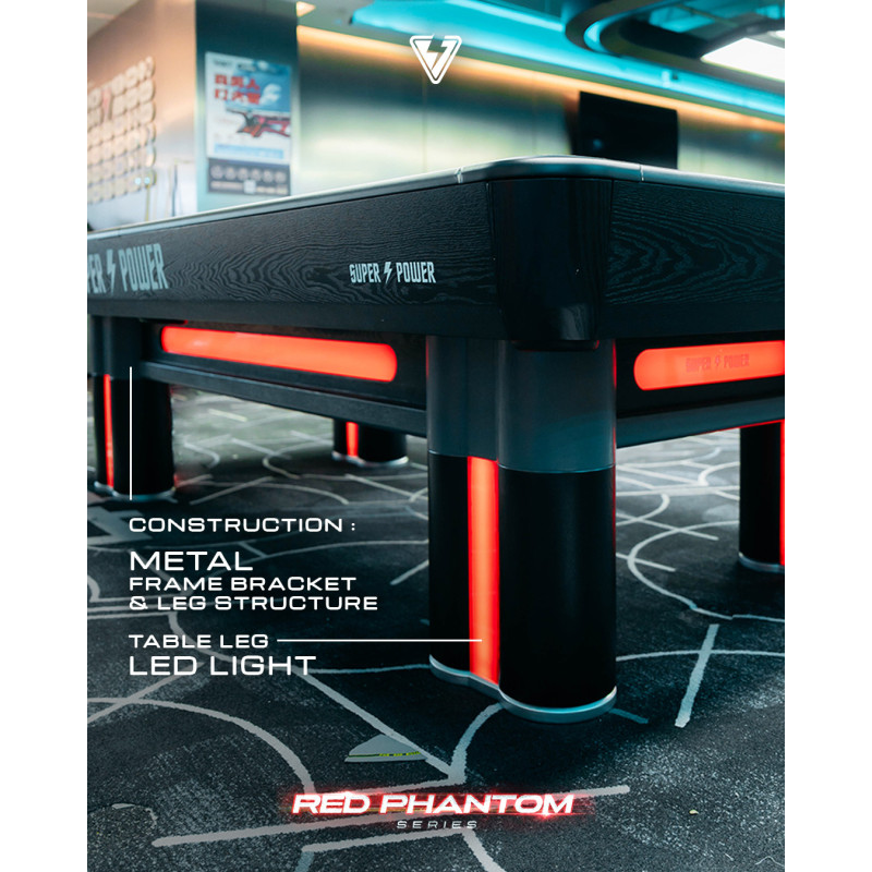MESA DE BILLAR SUPER-POWER PHANTOM EN BILLARNETSHOP.COM