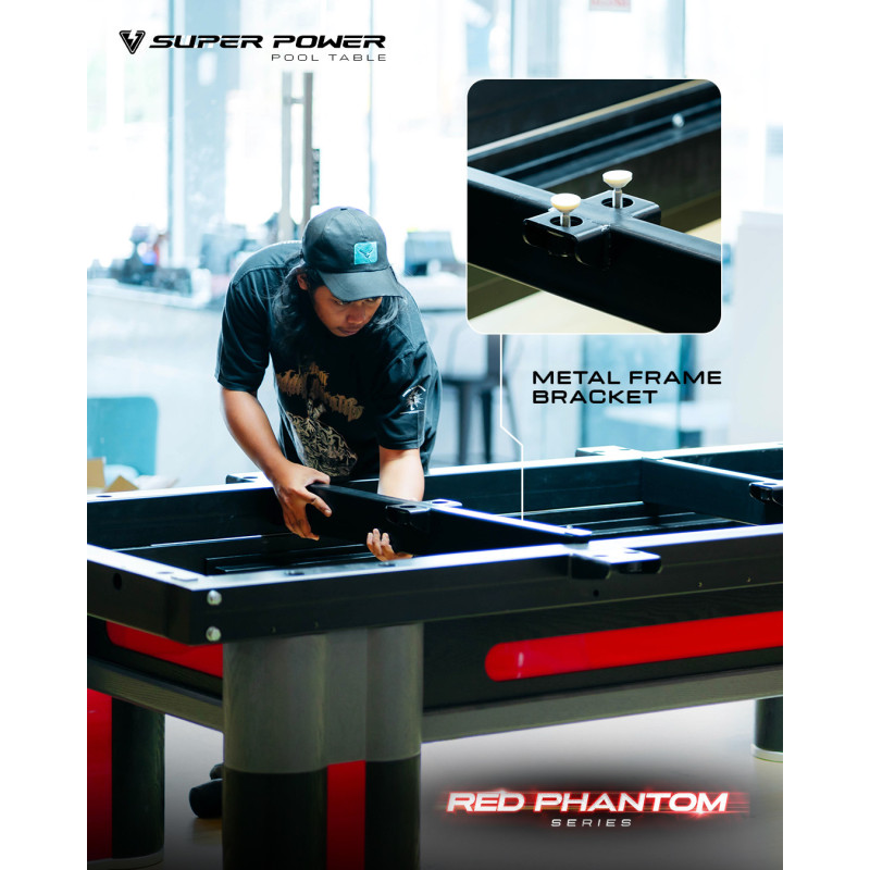 MESA DE BILLAR SUPER-POWER PHANTOM EN BILLARNETSHOP.COM