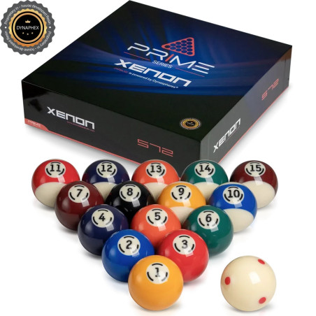 BOLAS POOL DYNASPHERES PRIME XENON 572 EN BILLARNETSHOP.COM