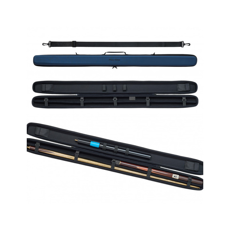 TAQUERA SNOOKER POWERGLIDE SVARTUR  AZUL 3/4