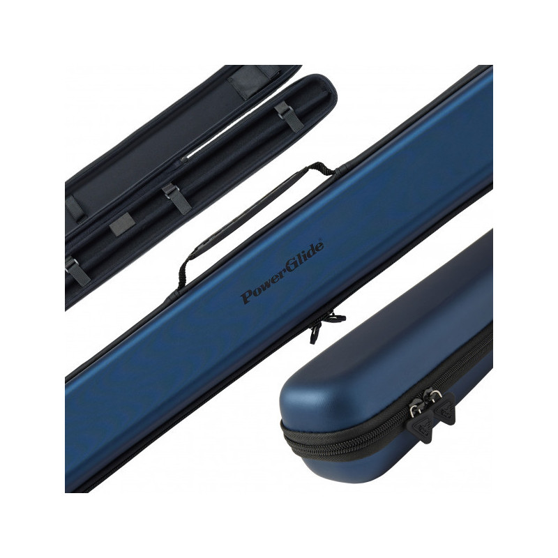 TAQUERA SNOOKER POWERGLIDE SVARTUR AZUL 3/4 EN BILLARNETSHOP.COM