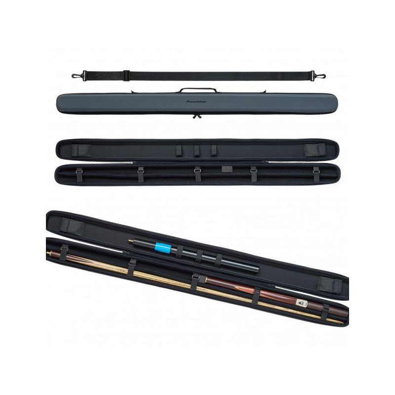 TAQUERA SNOOKER POWERGLIDE SVARTUR GRIS 3/4