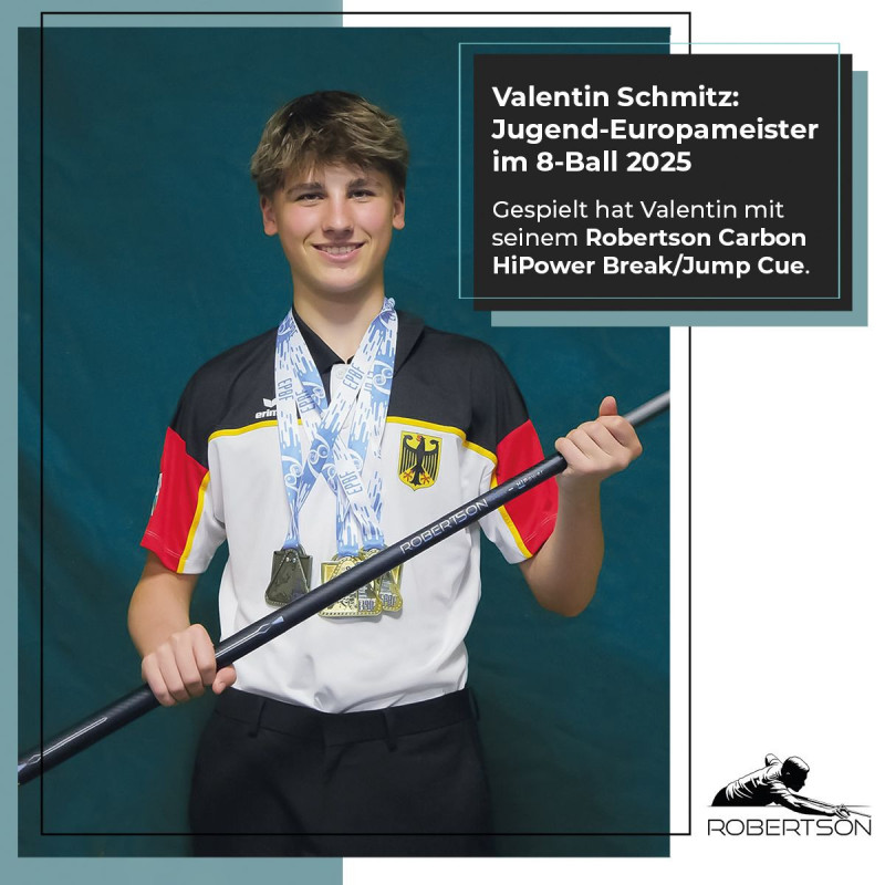 TACO DE SAQUE ROBERTSON CARBON HIPOWER EN BILLARNETSHOP.COM