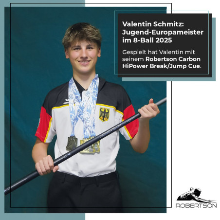 TACO DE SAQUE ROBERTSON CARBON HIPOWER EN BILLARNETSHOP.COM