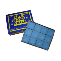 CAJA DE TIZAS TRIANGLE 12 UNID AZUL