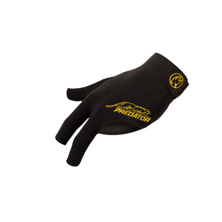 GUANTE DE BILLAR PARA ZURDO PREDATOR SECOND SKIN NEGRO-AMARILLO