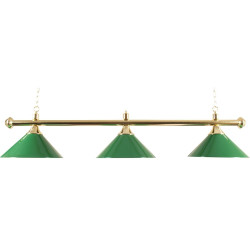 copy of LAMPARA DE BILLAR DE 45 CM. CROMO / NEGRO