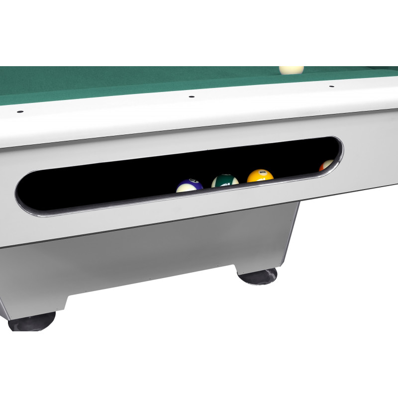 MESA DE BILLAR TRIUMPH BLANCA 8 PIES
