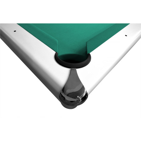 MESA DE BILLAR TRIUMPH BLANCA 8 PIES