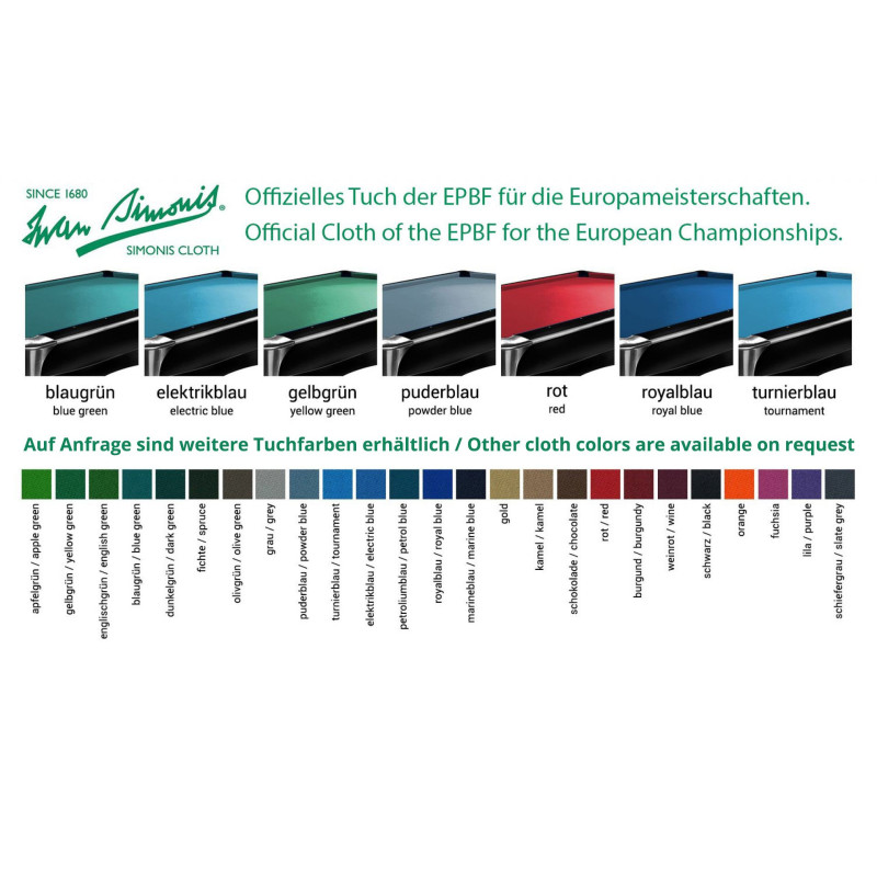 MESA DE BILLAR COMPETITION II 8 PIES