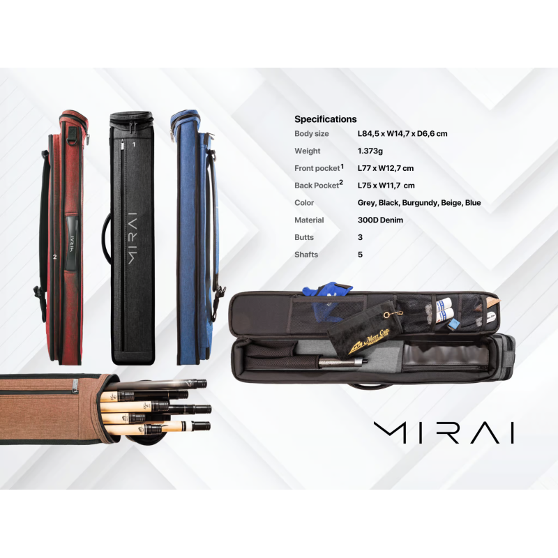 TAQUERA MEZZ MIRAI 3/5 ROJA